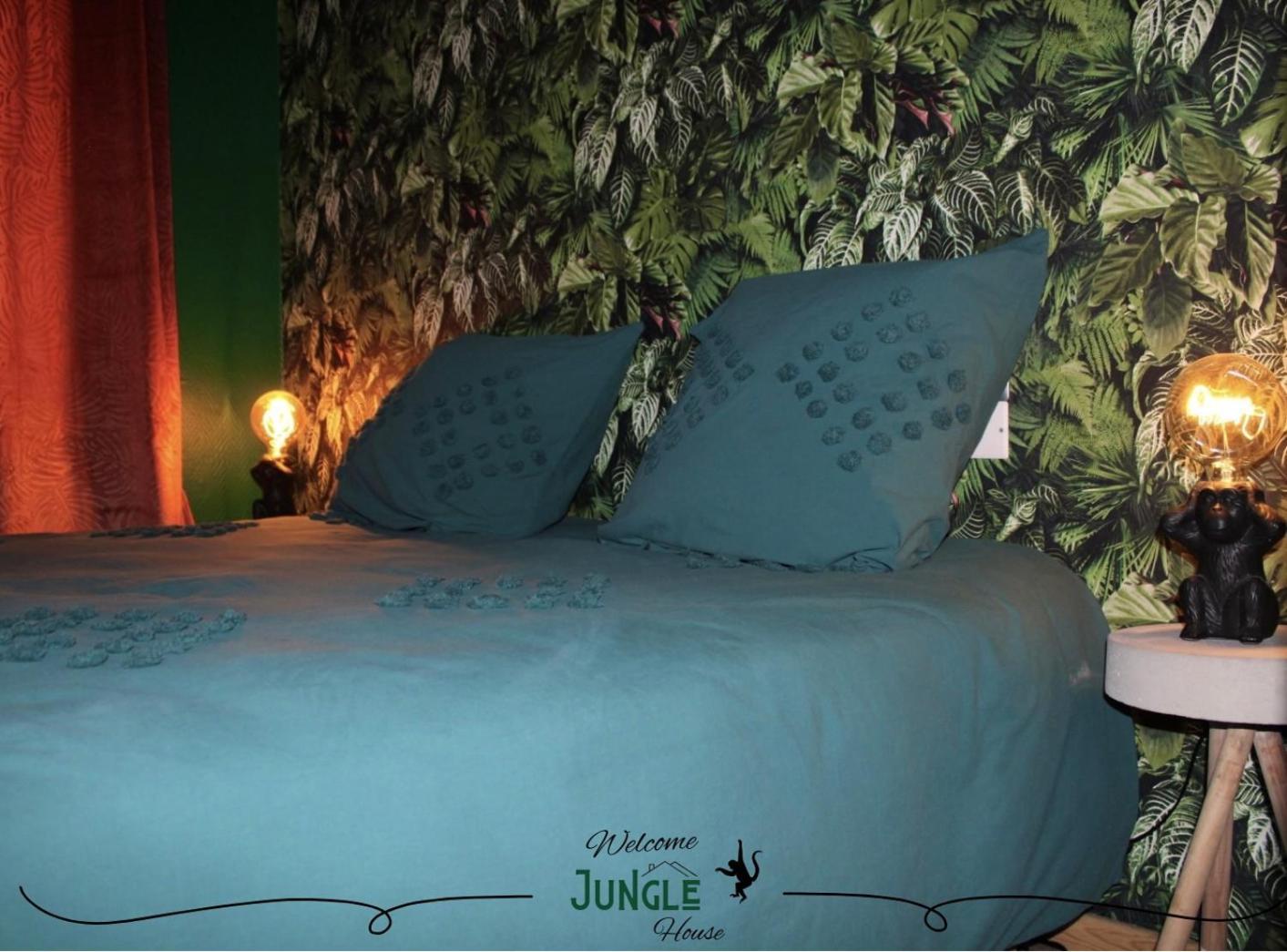 Maison "Jungle House" 90 M2 Billard, Retroprojecteur, Bar A Jeux , Vinyle, Wifi Fibre, Ideal Pro & Famille A Монбризон Екстериор снимка