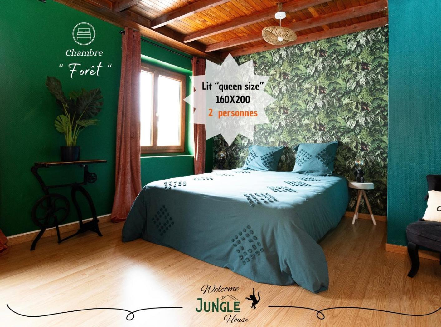 Maison "Jungle House" 90 M2 Billard, Retroprojecteur, Bar A Jeux , Vinyle, Wifi Fibre, Ideal Pro & Famille A Монбризон Екстериор снимка
